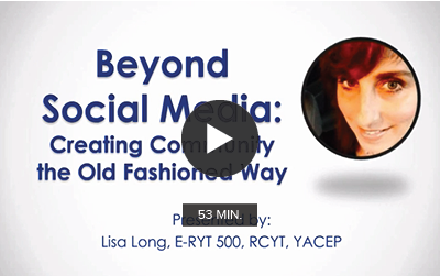 CE Workshop | Beyond Social Media: Creating Community the Old Fashioned Way